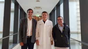 From left to right. Dr Jesús Moreta, Prof Fritz Thorey and Dr Antonios Koutalos