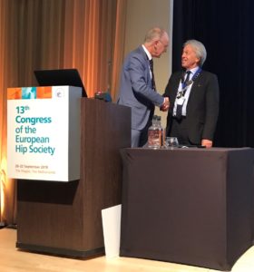 Presidency 2018-2020 hand over, from Dr Schreurs to Dr Epinette